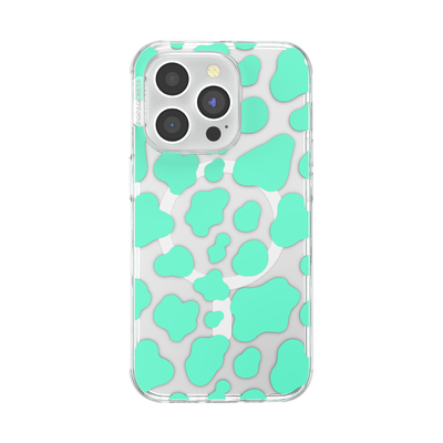 Turquoise Cow Cow — iPhone 14 Pro MagSafe Case